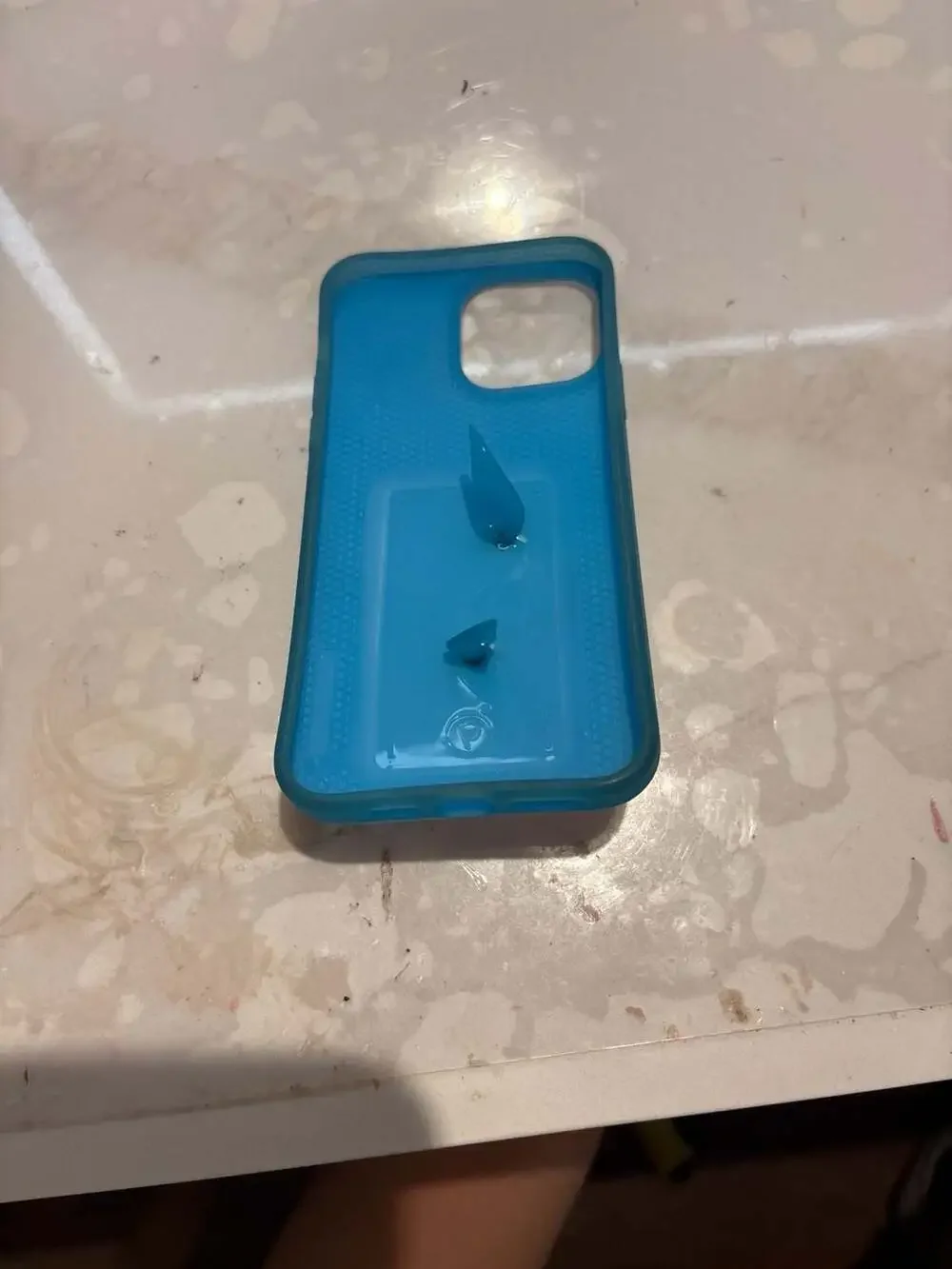 Loopy Case for iPhone 14 Pro - Cotton Candy Swirl Marble